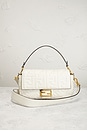 view 2 of 6 Fendi Zucca Baguette Shoulder Bag in White