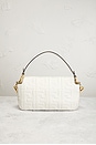 view 3 of 6 Fendi Zucca Baguette Shoulder Bag in White