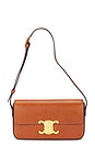 view 1 of 9 Celine Triomphe Shoulder Bag in Brown