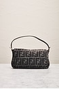 view 3 of 8 Fendi Mama Baguette Shoulder Bag in Grey