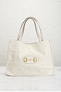 view 2 of 10 Gucci Horsebit Leather Tote Bag in White