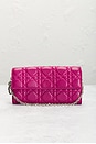 view 2 of 8 Dior Lady Cannage Wallet On Chain in Purple