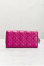 view 3 of 8 Dior Lady Cannage Wallet On Chain in Purple