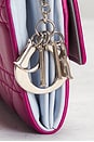 view 6 of 8 Dior Lady Cannage Wallet On Chain in Purple