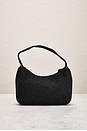 view 3 of 8 Prada Wool Shoulder Bag in Black