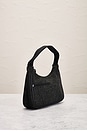 view 4 of 8 Prada Wool Shoulder Bag in Black