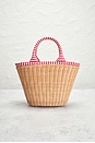 view 3 of 7 Prada Wicker Basket Bag in Neutral