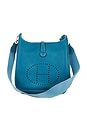 view 1 of 9 Hermes Evelyne PM Shoulder Bag in Blue Jean