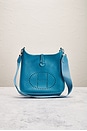 view 2 of 9 HERMES 숄더백 in Blue Jean