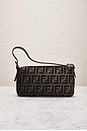 view 3 of 9 Fendi Zucca Mama Baguette Shoulder Bag in Brown