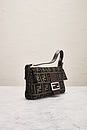 view 4 of 9 Fendi Zucca Mama Baguette Shoulder Bag in Brown