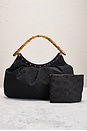 view 9 of 9 Gucci Bamboo Studded Hobo Bag in Black