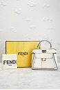 view 8 of 8 Fendi Peekaboo Handbag in White