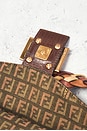 view 6 of 9 Fendi Zucchino Mama Baguette Shoulder Bag in Beige