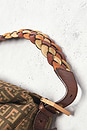 view 7 of 9 Fendi Zucchino Mama Baguette Shoulder Bag in Beige