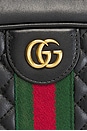 view 6 of 9 Gucci Web Trapuntata GG Shoulder Bag in Black