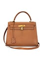 view 1 of 9 Hermes Kelly Sellier 28 Handbag in Gold