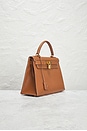 view 4 of 9 Hermes Kelly Sellier 28 Handbag in Gold
