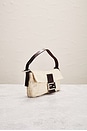 view 4 of 8 Fendi Zucca Mama Baguette Shoulder Bag in Beige