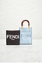 view 8 of 8 FENDI 핸드백 in Light Blue