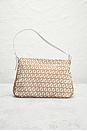 view 3 of 8 Fendi Zucchino Mama Baguette Shoulder Bag in Beige