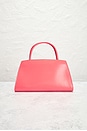 view 3 of 8 Prada Spazzolato Architectural Line Horizontal Handbag in Coral