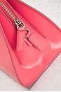 view 7 of 8 Prada Spazzolato Architectural Line Horizontal Handbag in Coral