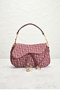 view 2 of 9 Dior Trotter Double Saddle Bag in Red