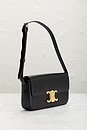 view 4 of 10 Celine Triomphe Shoulder Bag in Black