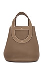 view 1 of 7 Hermes Clemence & Swift In-The-Loop Handbag in Etoupe