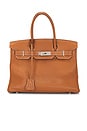 view 1 of 7 Hermes Togo Birkin 30 Handbag in Gold