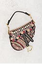 view 2 of 7 Dior Embroidered Saddle Bag in Multi