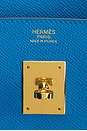 view 5 of 7 Hermes Epsom Birkin 30 Handbag in Blue Zellige