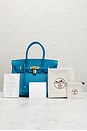 view 7 of 7 Hermes Epsom Birkin 30 Handbag in Blue Zellige