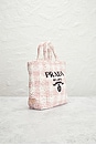 view 4 of 8 Prada Raffia Tote Bag in Pink