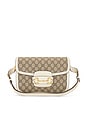 view 1 of 8 Gucci Horsebit 1955 Shoulder Bag in Beige