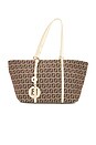 view 1 of 7 Fendi Zucchino Tote Bag in Brown