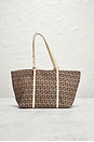 view 3 of 7 Fendi Zucchino Tote Bag in Brown