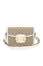 view 1 of 7 Gucci Horsebit 1955 Shoulder Bag in Beige