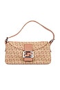 view 1 of 9 Fendi Zucca Baguette Shoulder Bag in Pink