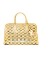 view 1 of 7 Prada Punched Leather Handbag in Beige
