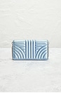 view 3 of 7 Prada Diagramme Wallet On Chain in Light Blue