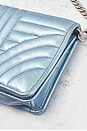 view 6 of 7 Prada Diagramme Wallet On Chain in Light Blue