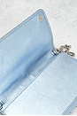 view 7 of 7 Prada Diagramme Wallet On Chain in Light Blue