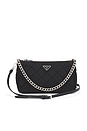 view 1 of 8 Prada Tessuto Nylon Crossbody Bag in Black