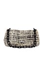 view 1 of 9 Prada Tweed Shoulder Bag in Black & White