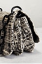 view 9 of 9 Prada Tweed Shoulder Bag in Black & White