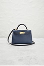 view 2 of 7 Hermes Veau Epsom Kelly 20 Handbag in Indigo
