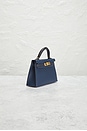 view 4 of 7 Hermes Veau Epsom Kelly 20 Handbag in Indigo