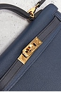 view 5 of 7 Hermes Veau Epsom Kelly 20 Handbag in Indigo